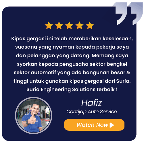 Suria Giant Fan Services Sdn Bhd Pakar HVLS Fan, Suria Giant HVLS Fan Merupakan Pakar Kipas Gergasi Masjid, Kipas Kilang, Kipas Gudang, Kipas Besar, Big Fan, Kipas Ceiling Besar.