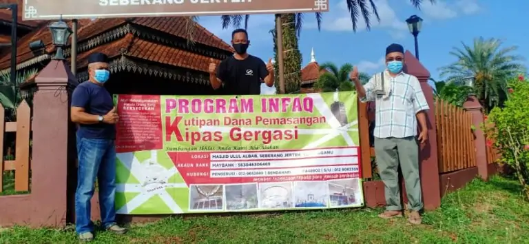 Infaq Program Pakar HVLS Fan, Suria Giant HVLS Fan Merupakan Pakar Kipas Gergasi Masjid, Kipas Kilang, Kipas Gudang, Kipas Besar, Big Fan, Kipas Ceiling Besar.